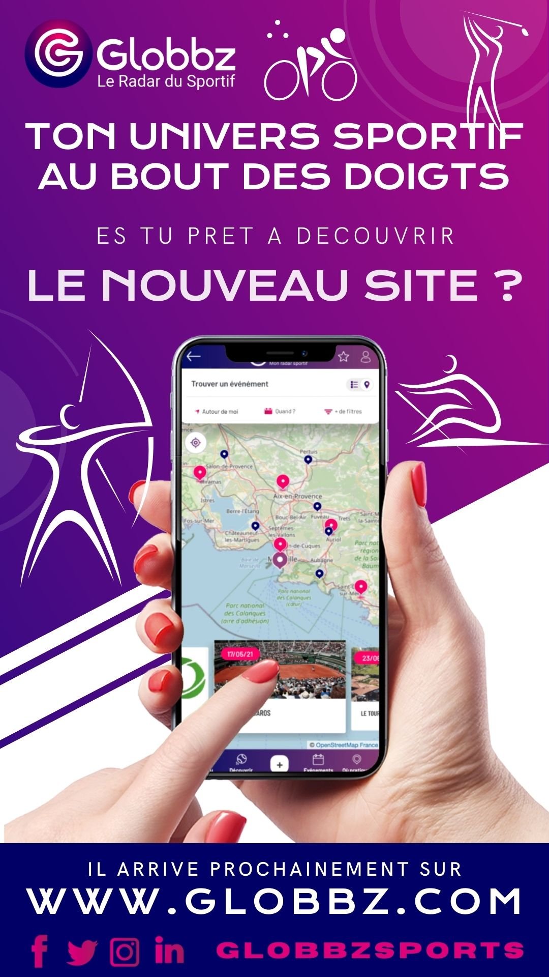 Story verticale — annonce du nouveau site
